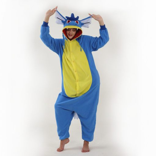 Gyarados Cartoon Kigurumi Adults Costume - Image 4